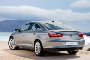 Volkswagen New Passat 2011 ด้านหลัง