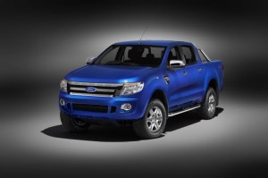 Ford Ranger Pickup Truck ด้านหน้า