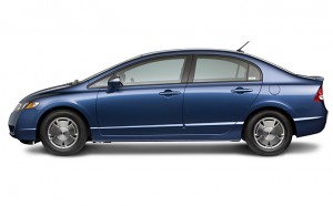 honda civic hybrid 2011 ด้านข้าง