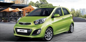 Kia Picanto K1 ด้านหน้า