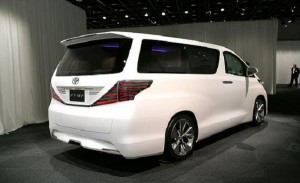 New Toyota Alphard 2011-Back