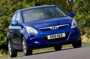 Hyundai i20 Blue 2011 - ด้านหน้า