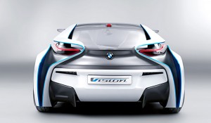 ด้านหลัง BMW Vision EfficientDynamics