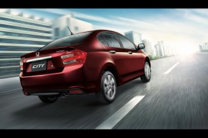 ด้านหลัง Honda City 2011 รุ่นปรับโฉม