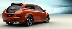 ด้านหลัง Volvo C30 2012