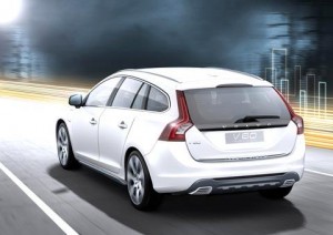 ด้านหลัง Volvo V60 Plug-in Hybrid