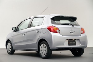 ด้านหลัง Mitsubishi Mirage