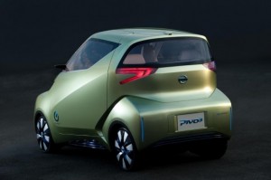 ด้านหลัง Nissan PIVO 3 EV Concept