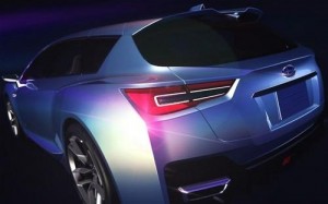 ด้านหลัง Subaru Advance Tourer Concept