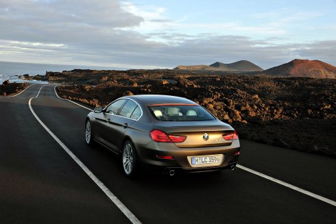 ด้านหลัง BMW 6-Series Gran Coupe