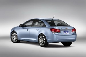 ด้านหลัง Chevrolet Cruze Plug-In Hybrid