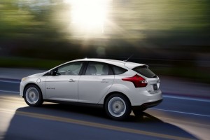 ด้านหลัง Ford Focus Electric