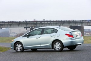 ด้านหลัง Honda Civic 2012