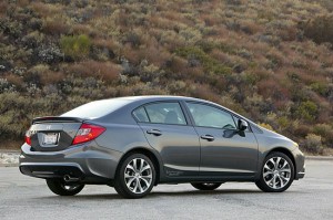 ด้านหลัง Honda Civic Si 2012