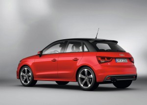 ด้านหลัง Audi A1 Sportback 2012