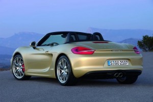 ด้านหลัง Porsche Boxster 2013