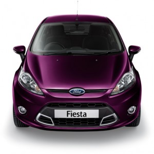 ด้านหน้า Ford Fiesta Phantom Purple