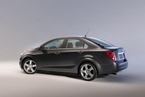 ด้านหลัง 2012 Chevrolet Sonic