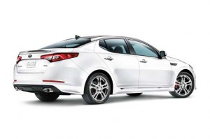 ด้านหลัง Kia Optima SX Limited 2012