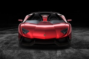 ด้านหน้า 2012 Lamborghini Aventador J Concept