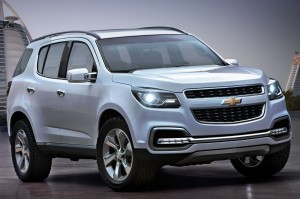 ด้านหน้า Chevrolet TrailBlazer 2013