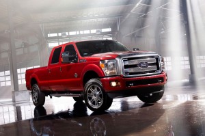 ด้านหน้า Ford Super Duty 2013