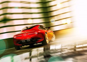 ด้านหลัง 2012 Alfa Romeo Disco Volante Touring Concept - 02