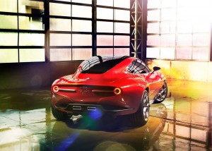 ด้านหลัง 2012 Alfa Romeo Disco Volante Touring Concept