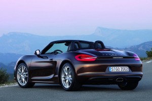 ด้านหลัง 2013 Porsche Boxster