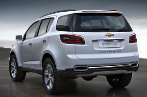 ด้านหลัง Chevrolet TrailBlazer 2013