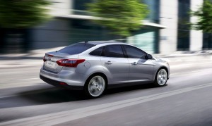 ด้านหลัง Ford Focus 2012