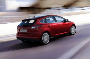 ด้านหลัง Ford Focus 2012