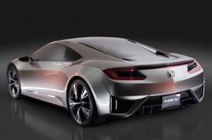 ด้านหลัง New Honda Acura NSX Concept