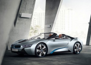 ด้านข้าง BMW i8 Spyder Concept