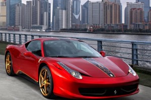 ด้านหน้า Ferrari 458 Italia China 20th Anniversary