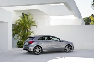 ด้านหลัง Mercedes Benz A-Class