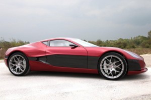 ด้านข้าง Rimac Concept One