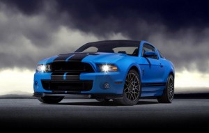 ด้านหน้า 2013 Ford Shelby GT500