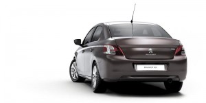 ด้านหลัง All-New Peugeot 301 2013