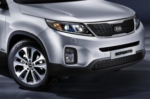 ด้านหน้า 2014 Kia Sorento