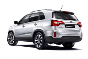 ด้านหลัง 2014 Kia Sorento