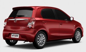 ด้านหลัง Toyota Etios Eco Car 2013