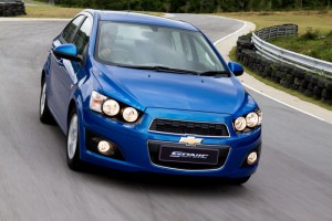 Blue Chevrolet Sonic Dynamic