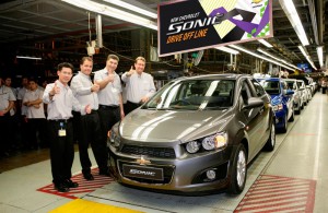 ECM with First Chevrolet Sonic Thailand