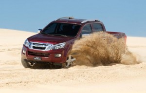 ด้านข้าง 2013 Isuzu D-Max Australia