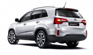 ด้านหลัง Kia Sorento 2013