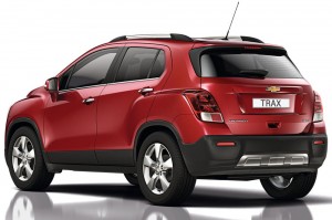 ด้านหลัง 2014 Chevrolet Trax