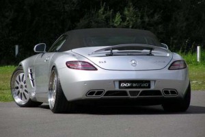 ด้านหลัง Mercedes Benz SLS AMG - Domanig