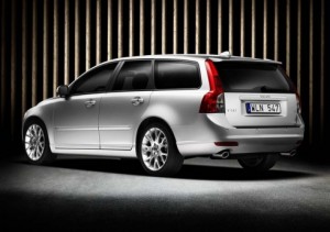 ด้านหลัง Volvo V50