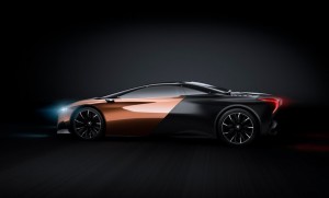 ด้านข้าง Peugeot Onyx Concept